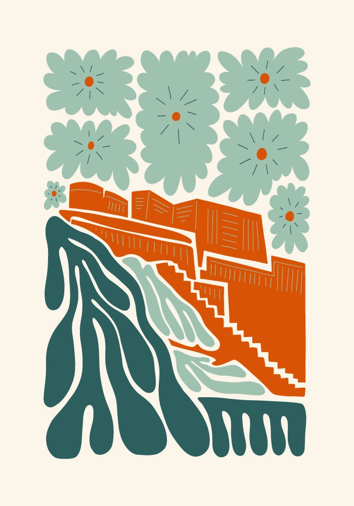 Πόστερ ABSTRACT TIBET PALACE