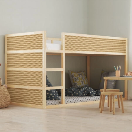 Αυτοκολλητα Επίπλων για Κρεβάτι KURA BAMBOO - Αυτοκόλλητα για κρεβάτια IKEA KURA Sticky 1