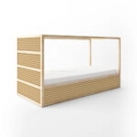 Αυτοκολλητα Επίπλων για Κρεβάτι KURA BAMBOO
