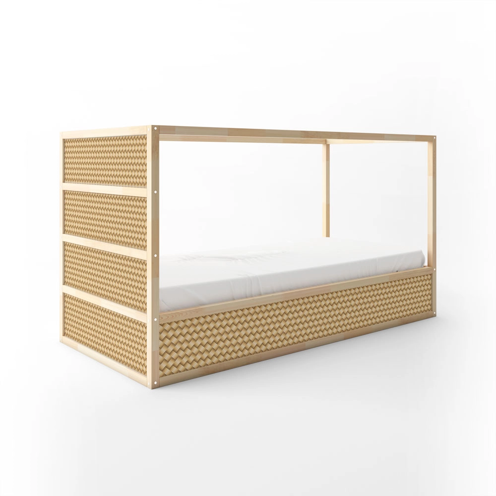 Αυτοκολλητα Επίπλων για Κρεβάτι KURA BAMBOO
