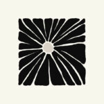 Πόστερ BLACK AND WHITE FLORAL 13