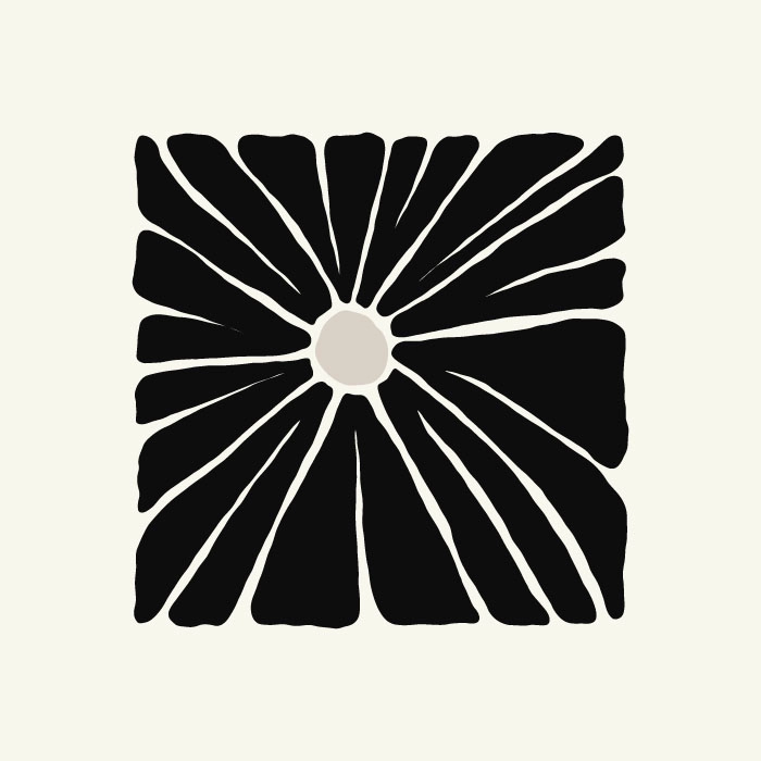 Πόστερ BLACK AND WHITE FLORAL 13
