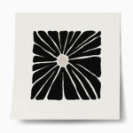 Πόστερ BLACK AND WHITE FLORAL 13