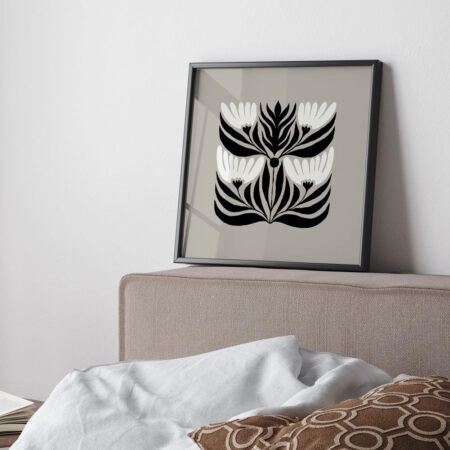 Πόστερ BLACK AND WHITE FLORAL 14 - Botanical - Λουλούδια