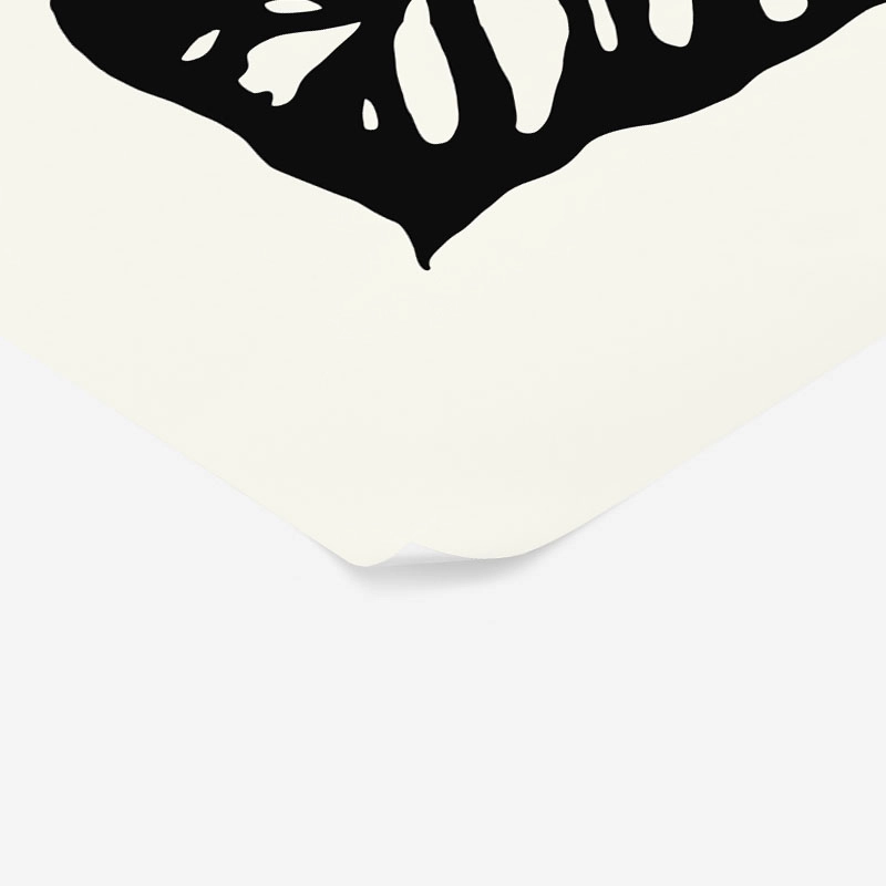 Πόστερ BLACK AND WHITE FLORAL 15