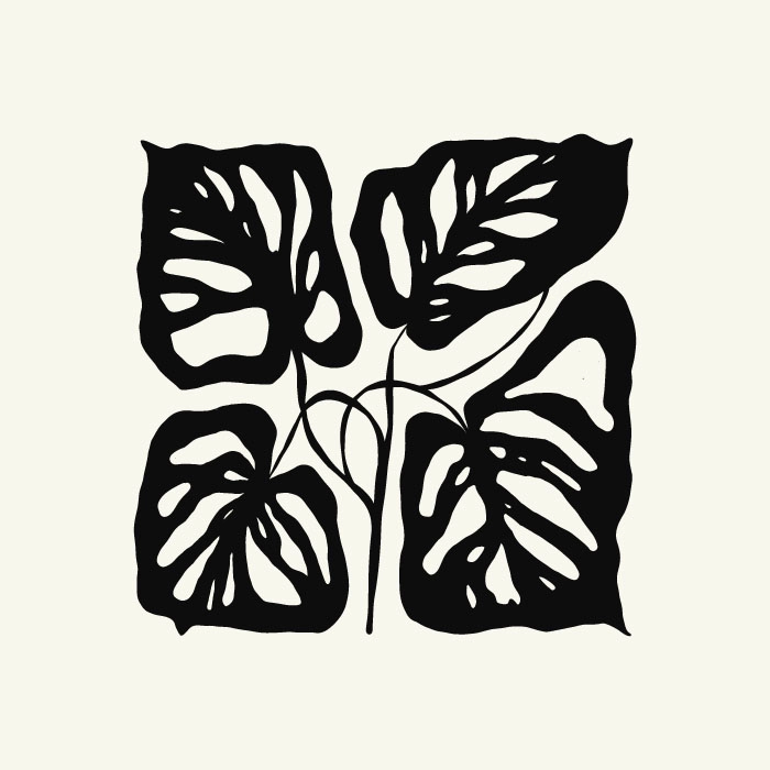 Πόστερ BLACK AND WHITE FLORAL 15