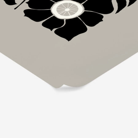 Πόστερ BLACK AND WHITE FLORAL 16 - Abstract - Αφηρημένα Sticky 2