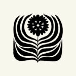 Πόστερ BLACK AND WHITE FLORAL 18
