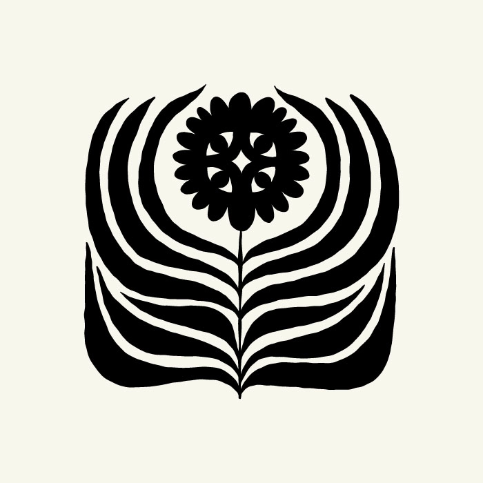 Πόστερ BLACK AND WHITE FLORAL 18