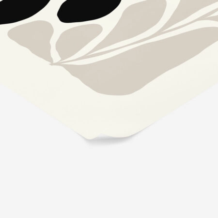 Πόστερ BLACK AND WHITE FLORAL 1 - Botanical - Λουλούδια Sticky 2