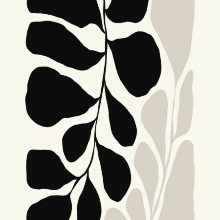 Πόστερ BLACK AND WHITE FLORAL 1 - Botanical - Λουλούδια Sticky 3