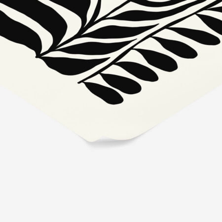 Πόστερ BLACK AND WHITE FLORAL 3 - Botanical - Λουλούδια Sticky 2