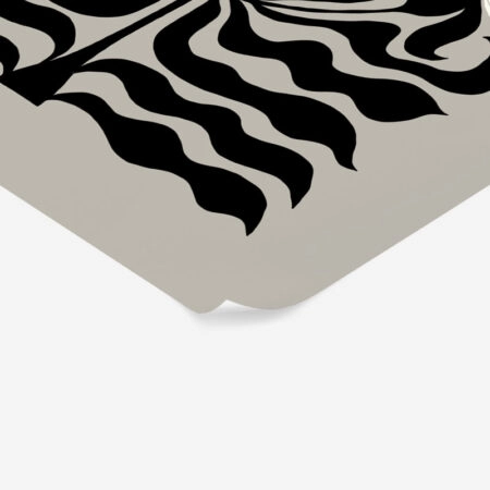 Πόστερ BLACK AND WHITE FLORAL 4 - Botanical - Λουλούδια Sticky 2