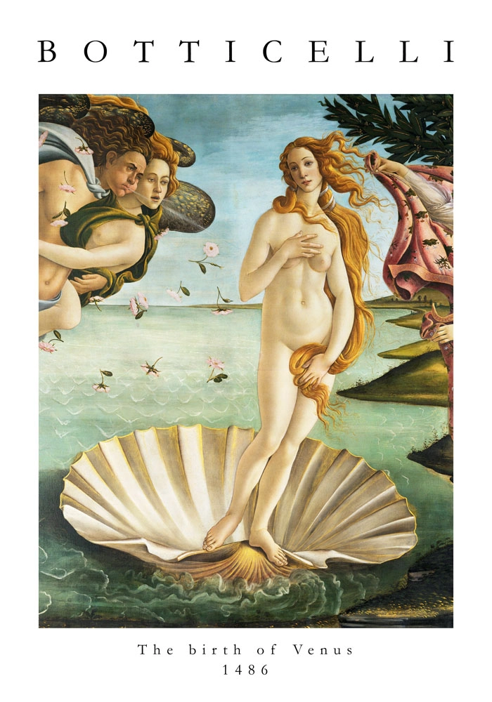 Πόστερ BOTTICELLI - THE BIRTH OF VENUS