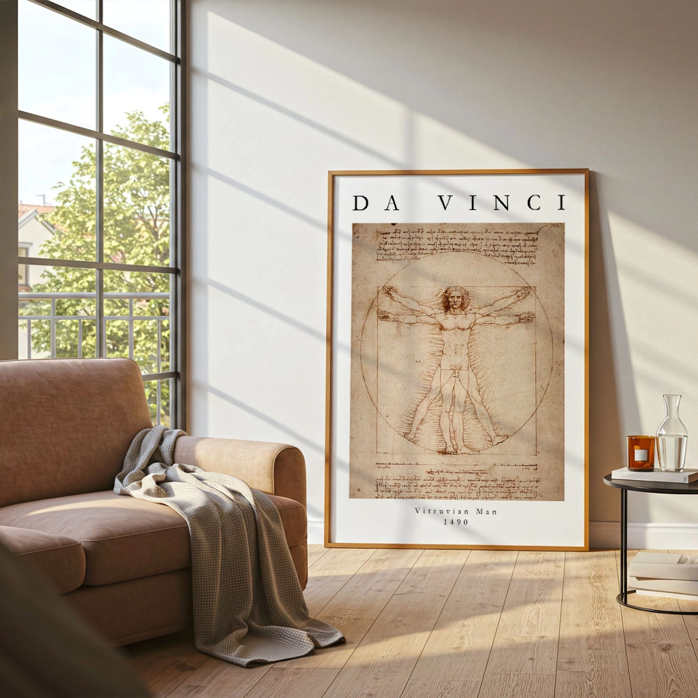 Πόστερ DA VINCI - VITRUVIAN MAN
