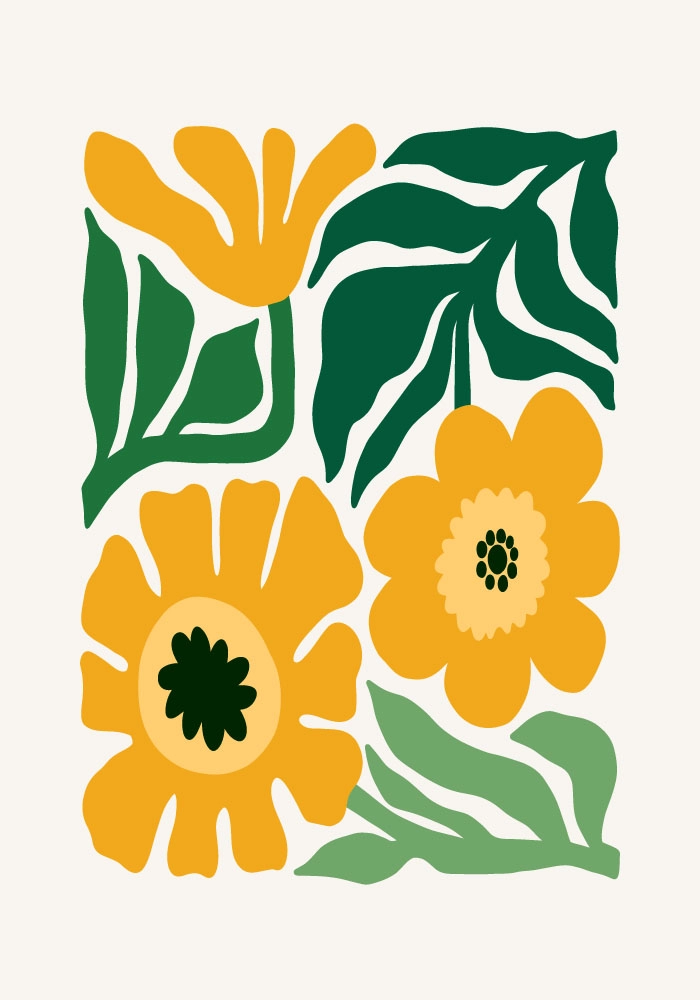 Πόστερ DAISIES MATISSE STYLE