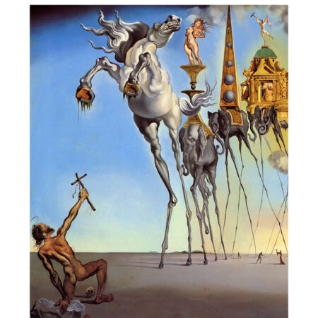 Πόστερ DALI - THE TEMPTATION OF ST ANTHONY - Διασημοι Ζωγραφοι Sticky 3