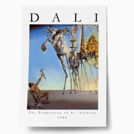 Πόστερ DALI - THE TEMPTATION OF ST ANTHONY - Διασημοι Ζωγραφοι Sticky 1