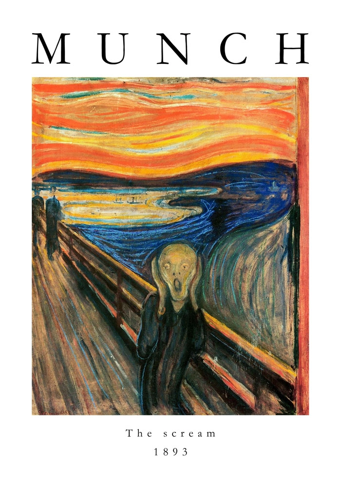 Πόστερ EDVARD MUNCH - THE SCREAM