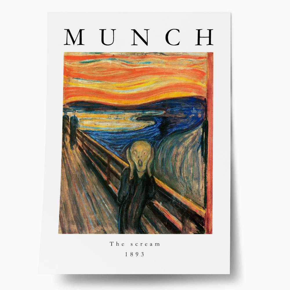 Πόστερ EDVARD MUNCH - THE SCREAM