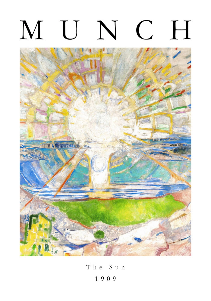 Πόστερ EDVARD MUNCH - THE SUN