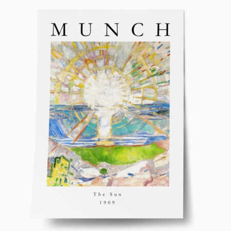 Πόστερ EDVARD MUNCH - THE SUN - Διασημοι Ζωγραφοι Sticky 1