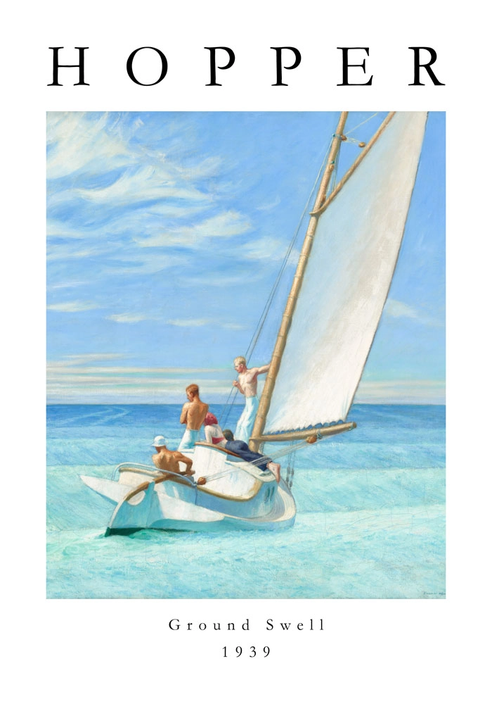 Πόστερ EDWARD HOPPER - GROUND SWELL