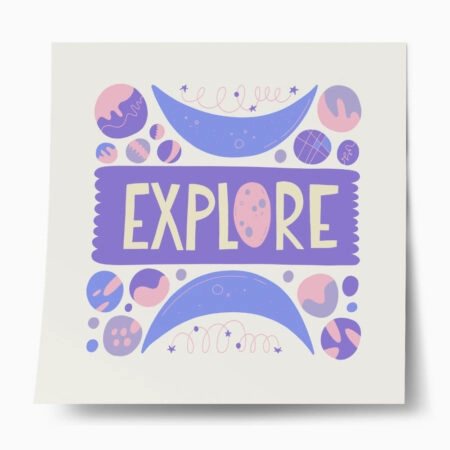 Πόστερ EXPLORE - Παιδικά Sticky 1