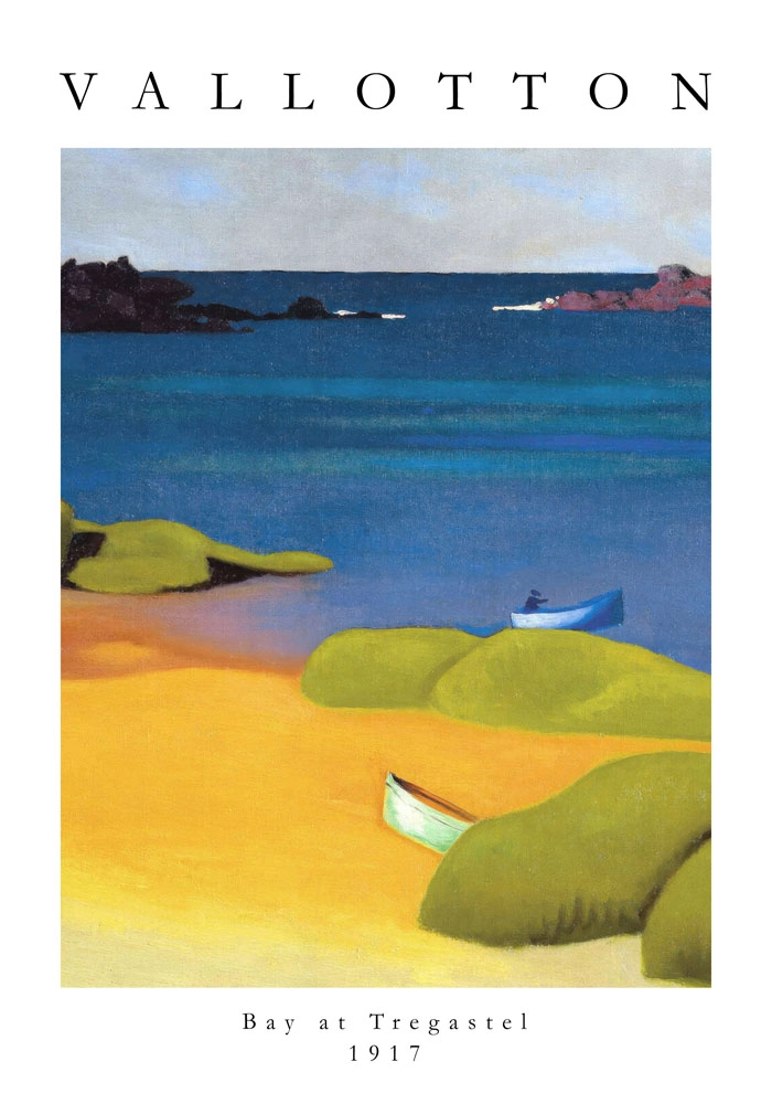 Πόστερ FELIX VALLOTTON - BAY AT TREGASTEL