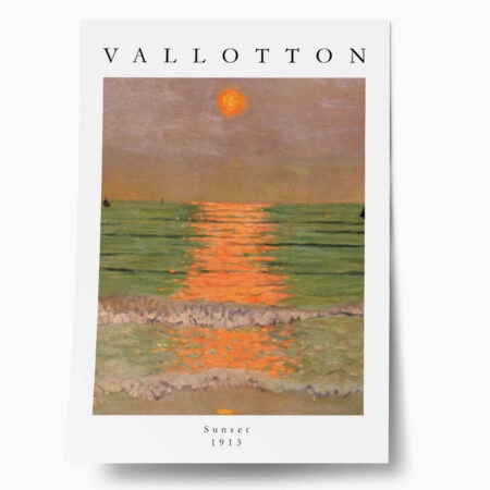 Πόστερ FELIX VALLOTTON - SUNSET - Διασημοι Ζωγραφοι Sticky 1