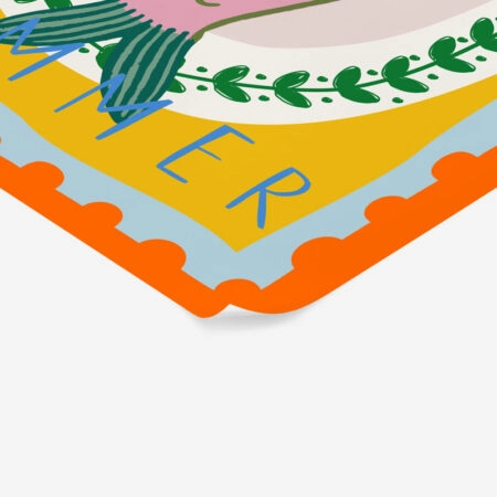 Πόστερ FISH PLATE SUMMER ILLUSTRATION - Food & Drink Sticky 2