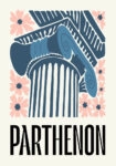 Πόστερ FLORAL TRAVEL PARTHENON