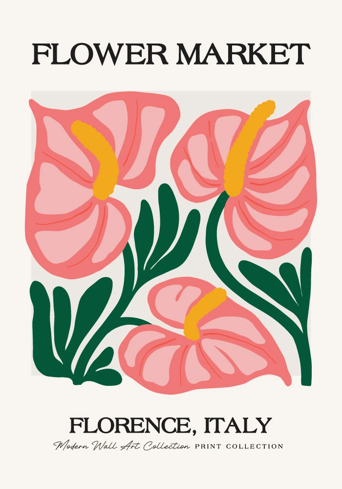 Πόστερ FLOWER MARKET MATISSE STYLE