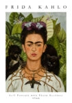Πόστερ FRIDA KAHLO - SELF PORTRAIT WITH NECKLACE OF THORNS