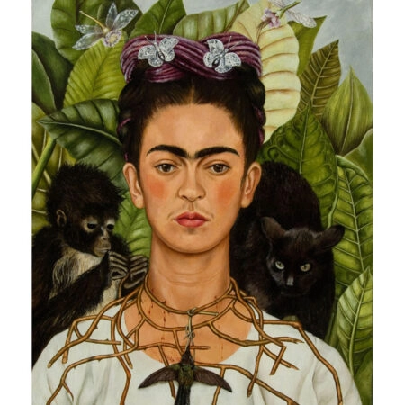 Πόστερ FRIDA KAHLO - SELF PORTRAIT WITH NECKLACE OF THORNS - Διασημοι Ζωγραφοι Sticky 3