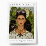 Πόστερ FRIDA KAHLO - SELF PORTRAIT WITH NECKLACE OF THORNS