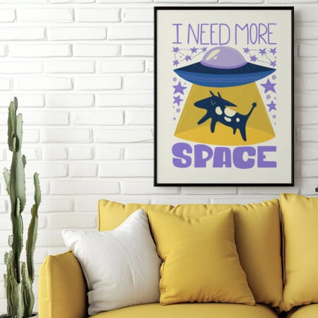 Πόστερ I NEED MORE SPACE 3 - Φρασεις - Κείμενο