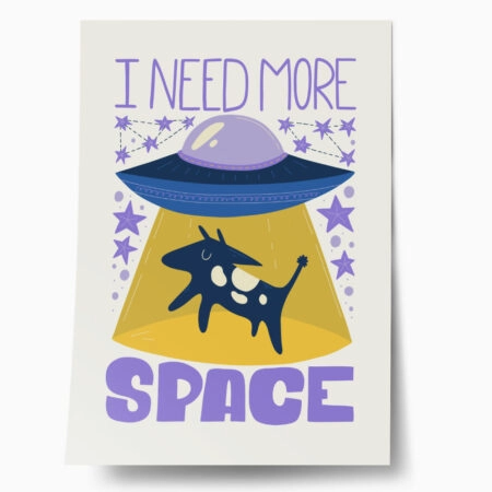 Πόστερ I NEED MORE SPACE 3 - Φρασεις - Κείμενο Sticky 1