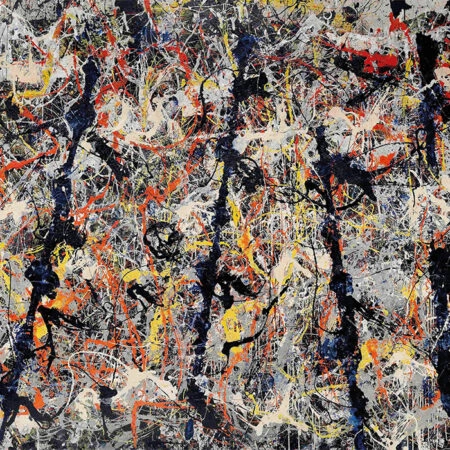Πινακας σε καμβά JACKSON POLLOCK - BLUE POLES - Pollock Jackson Sticky 6