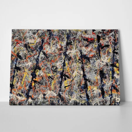 Πινακας σε καμβά JACKSON POLLOCK - BLUE POLES - Pollock Jackson Sticky 1