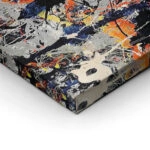Πινακας σε καμβά JACKSON POLLOCK - BLUE POLES