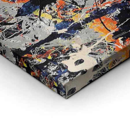 Πινακας σε καμβά JACKSON POLLOCK - BLUE POLES - Pollock Jackson Sticky 2