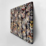 Πινακας σε καμβά JACKSON POLLOCK - BLUE POLES