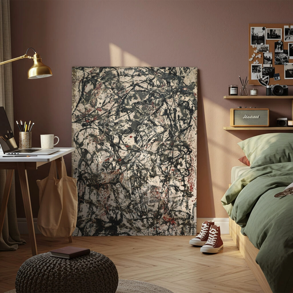 Πινακας σε καμβά JACKSON POLLOCK - ENCHANTED FOREST 1947