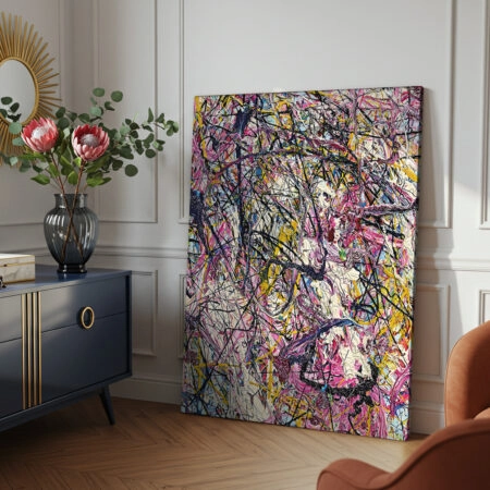 Πινακας σε καμβά JACKSON POLLOCK - EYES BLIND SPOTS