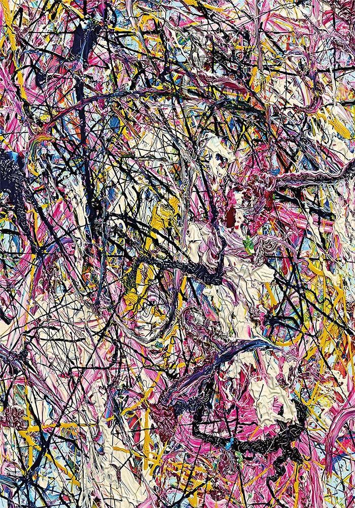 Πινακας σε καμβά JACKSON POLLOCK - EYES BLIND SPOTS