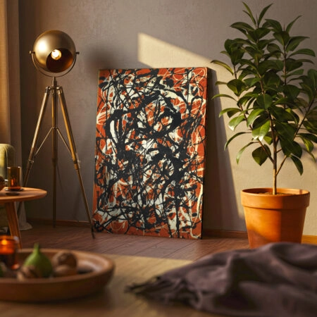 Πινακας σε καμβά JACKSON POLLOCK - FREE FORM 1946
