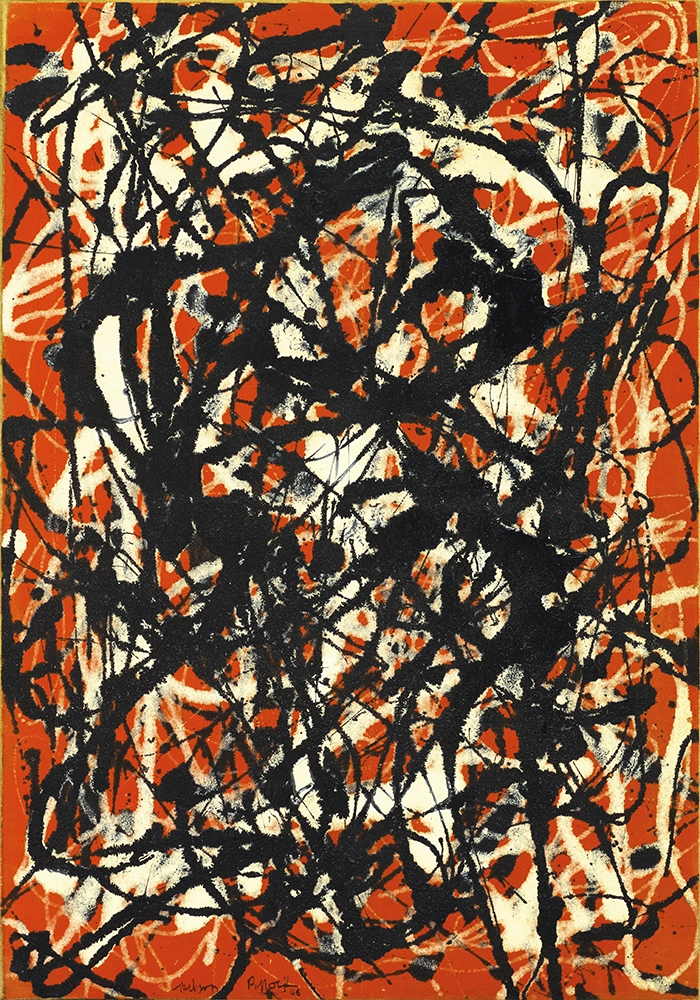 Πινακας σε καμβά JACKSON POLLOCK - FREE FORM 1946