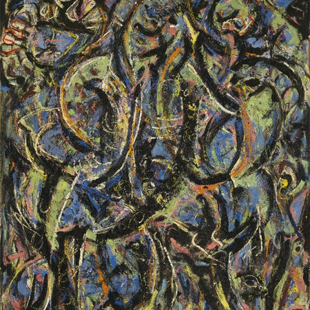 Πινακας σε καμβά JACKSON POLLOCK - GOTHIC  1944 - Pollock Jackson Sticky 6