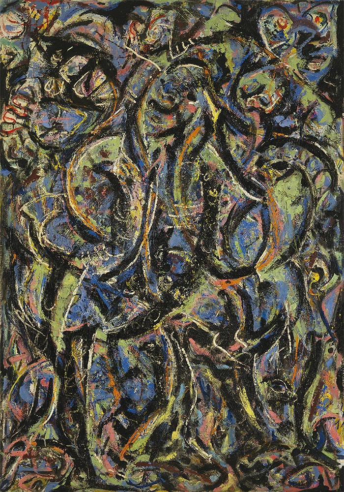 Πινακας σε καμβά JACKSON POLLOCK - GOTHIC  1944